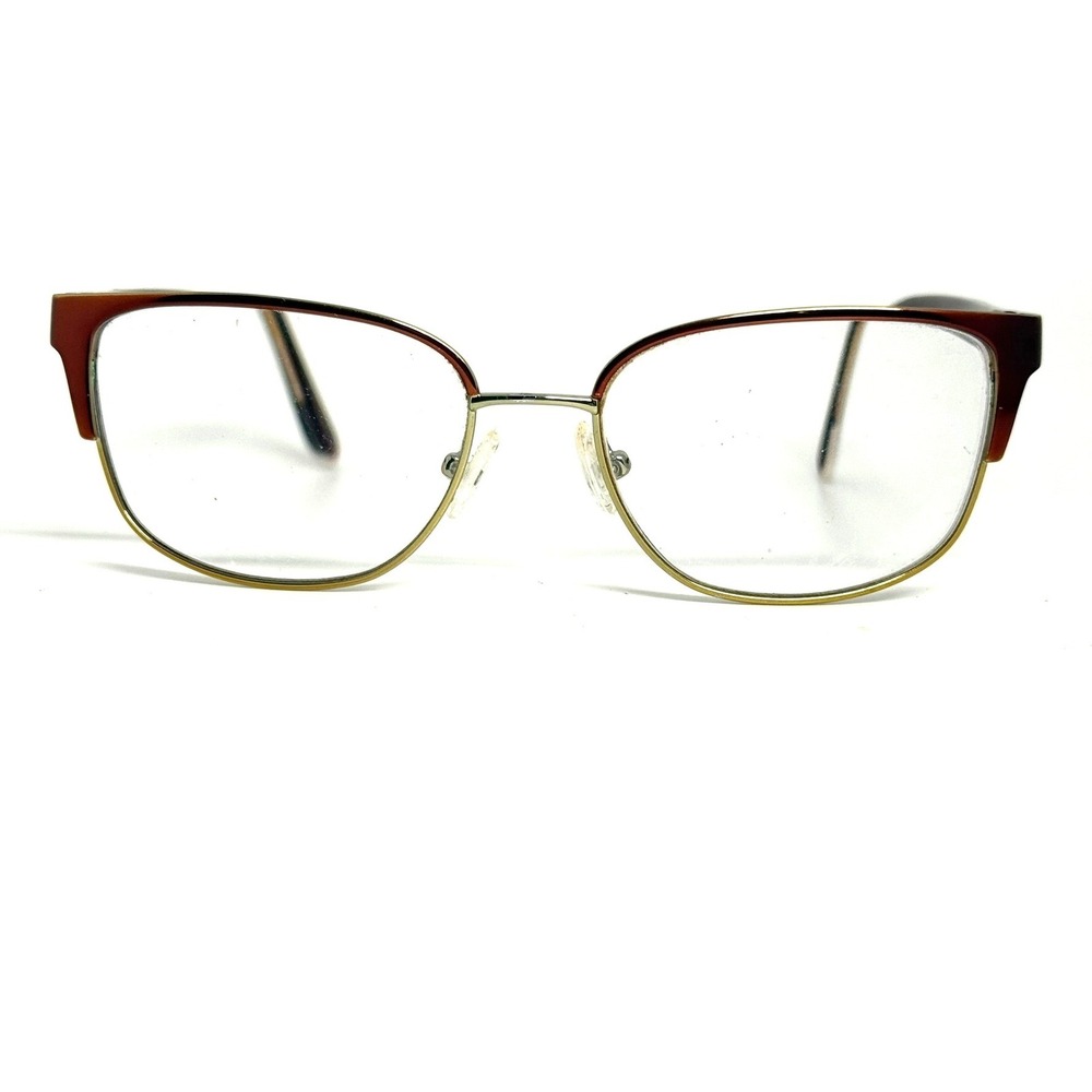 Tory Burch TY1052 3197 Burgundy Gold Cat Eye Eyeglasses Frames 51-16-135